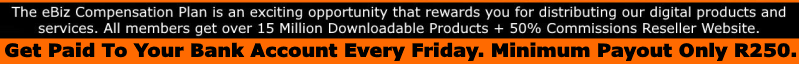 IMPORTANT NOTICE: Weekly payouts for active members are processed every Friday. Minimum withdrawal amount is only R250